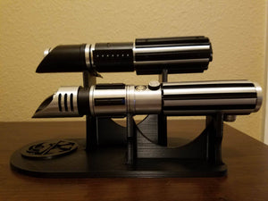Double lightsaber stand