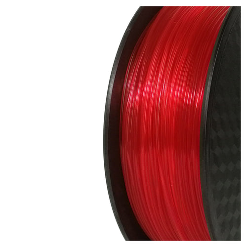 Red Transparent PLA 3D Printing Filament