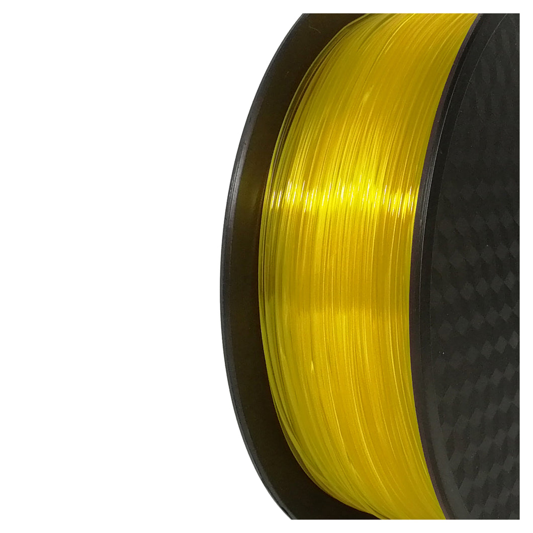 Yellow Transparent PLA 3D Printing Filament